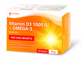 Vitamin D3 1000 IU + Omega - 3